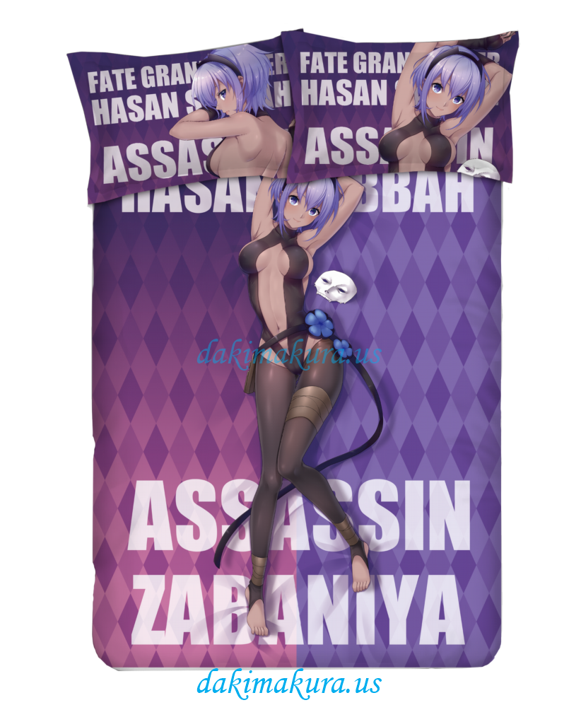 Assassin - Fate Grand Order Anime Bed Sheet Duvet Cover with Pillow Covers